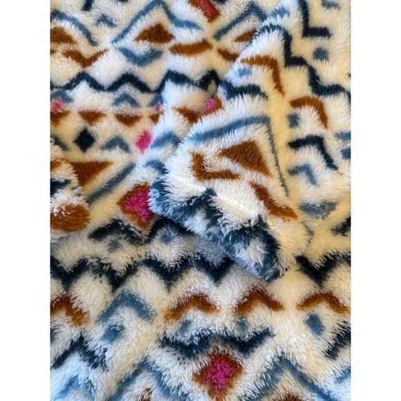 Eddie Bauer Womens Faux Fur Pullover Sweater XXL Multicolor - Picture 3 of 6